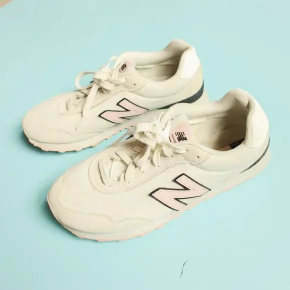 New Balance 515 Knit Pink Cream Sneakers Size 11 Retro Athlethic Y2K - Picture 2 of 8